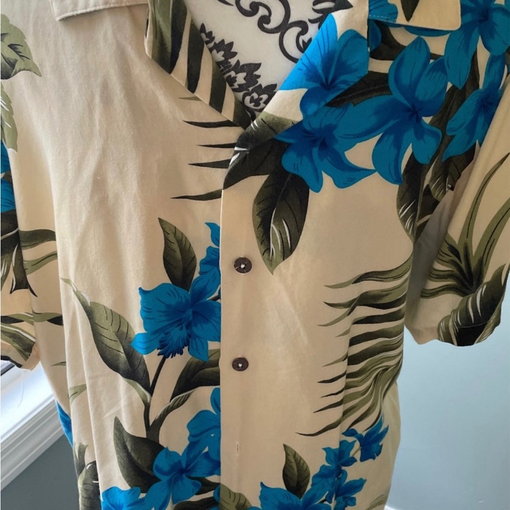 Men's floral Hawaiian shirt large - Picture 2 of 5